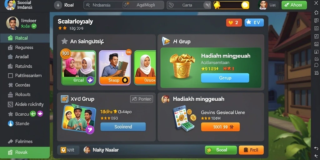 Tampilan antarmuka yang menarik dan mudah digunakan.