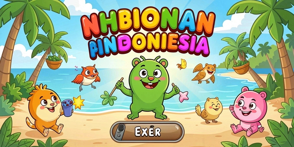 Tampilan menu utama yang menarik dan intuitif.
