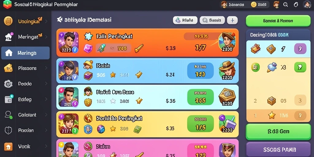 Screenshot aplikasi MAPNA777 menampilkan antarmuka permainan yang menarik.