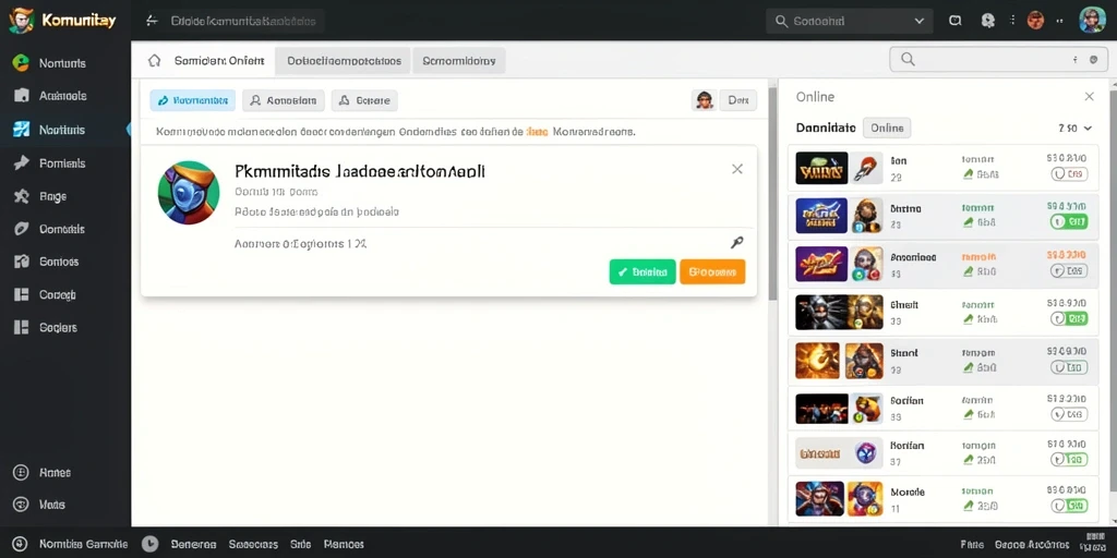 Tampilan antarmuka aplikasi yang user-friendly.