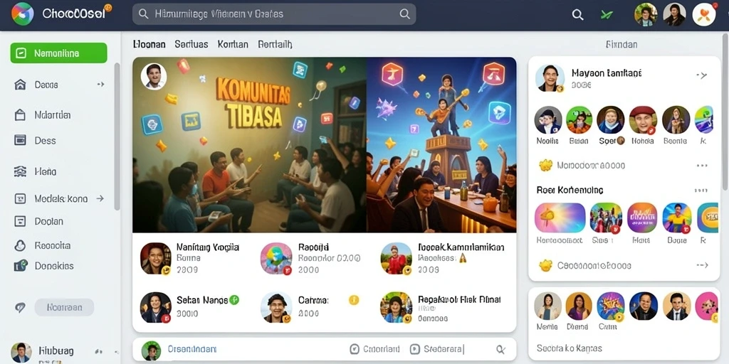 Tampilan awal yang menarik dan user-friendly.
