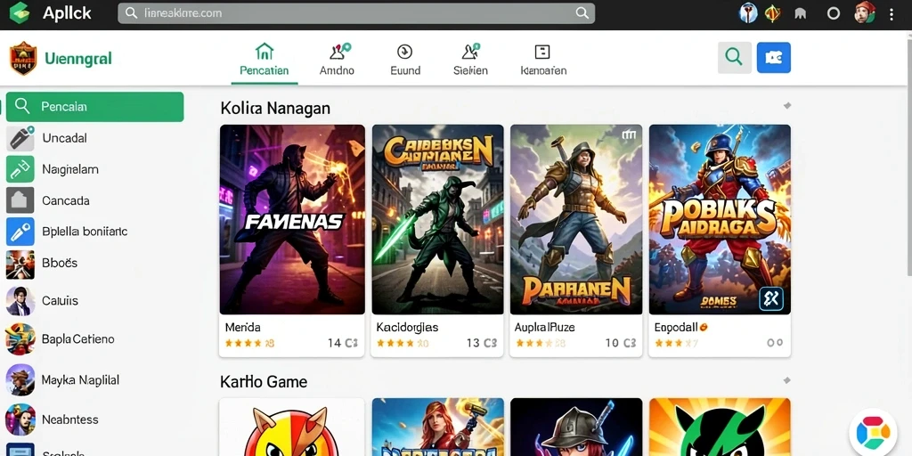 Tampilan antarmuka yang menarik dan mudah digunakan.