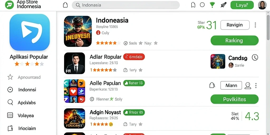 Tampilan antarmuka yang user-friendly.
