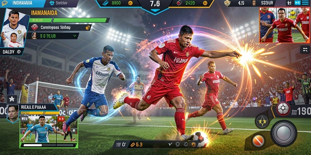 Screenshot menampilkan karakter utama yang siap bertualang.