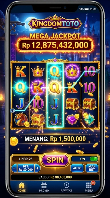 Pratinjau antarmuka kingdomtoto — aplikasi APK resmi Android v5.5.9